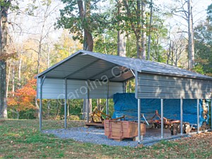 Boxed Eave Style with One Panel Each Side